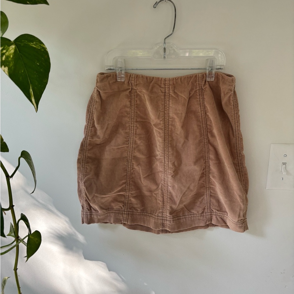 Free people corduroy mini skirt